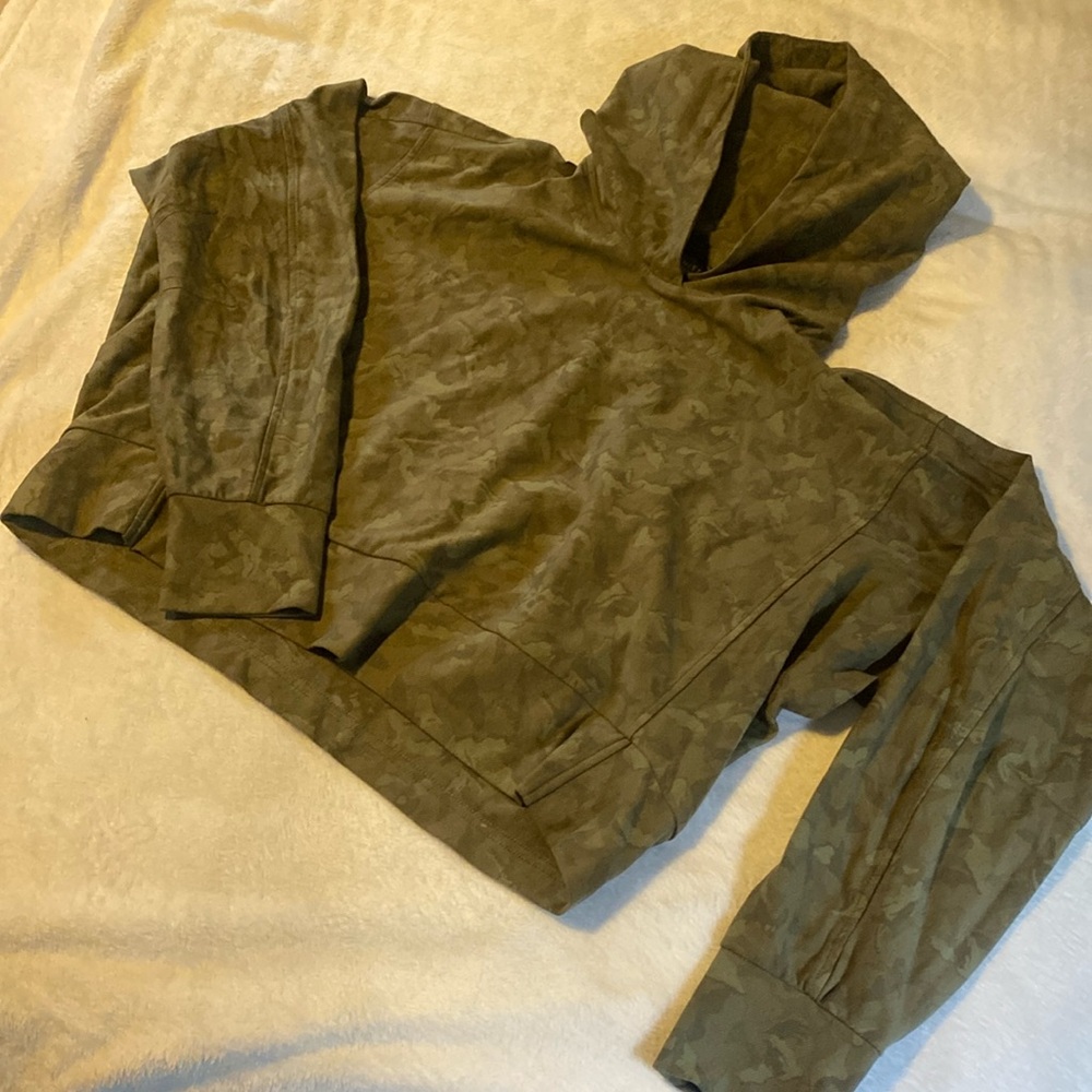 Athleta Can Crop Hoodie